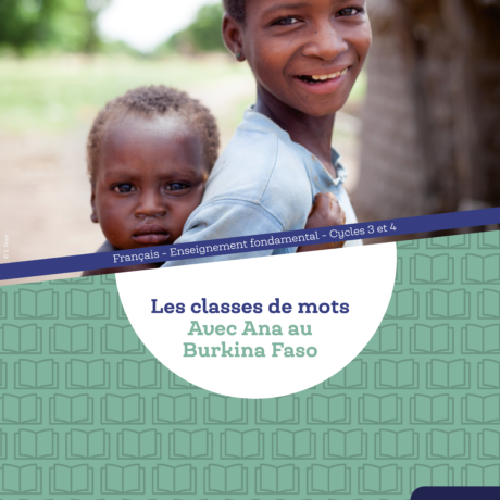 Les classes de mots avec Ana au Burkina Faso