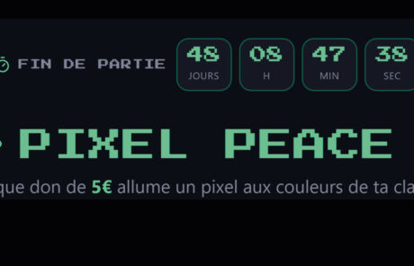Pixel Peace : Et si votre classe construisait la plus grande ile de paix de Belgique ? 